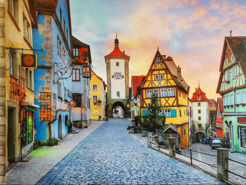 Old Street in Bavaria Germany