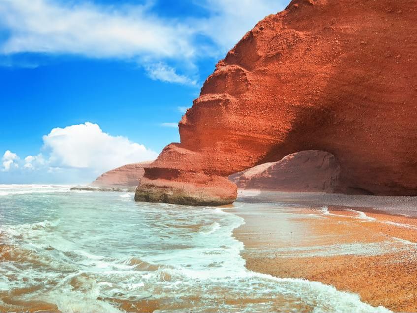 Legzira Beach in Morocco